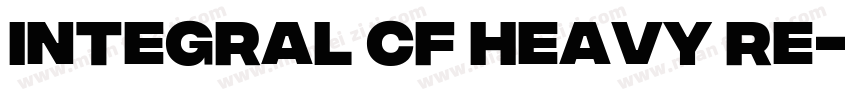 Integral CF Heavy Re字体转换